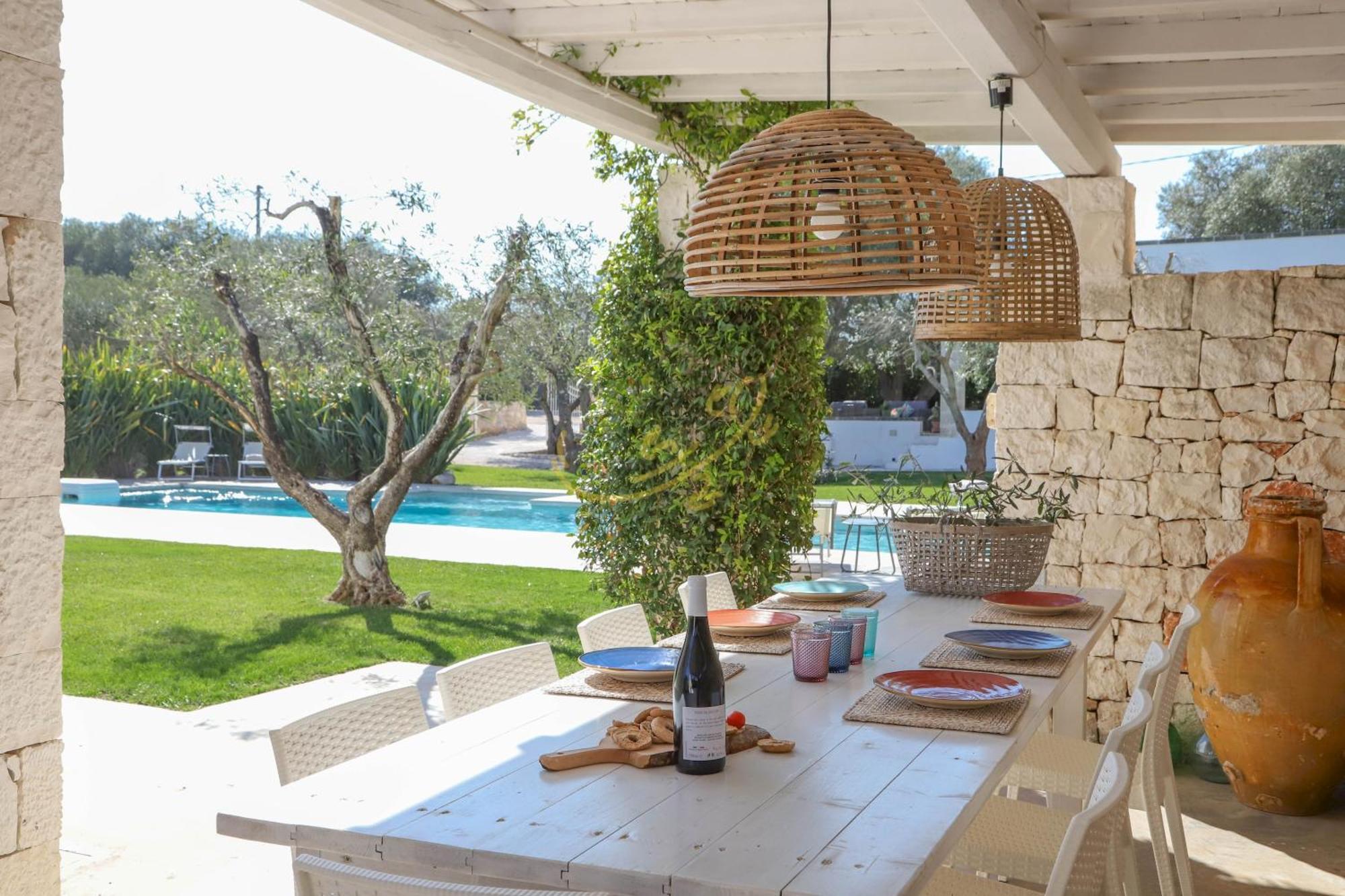 Td Dimora Del Giglio With Organic Garden With Pool Villa Ostuni Exteriör bild