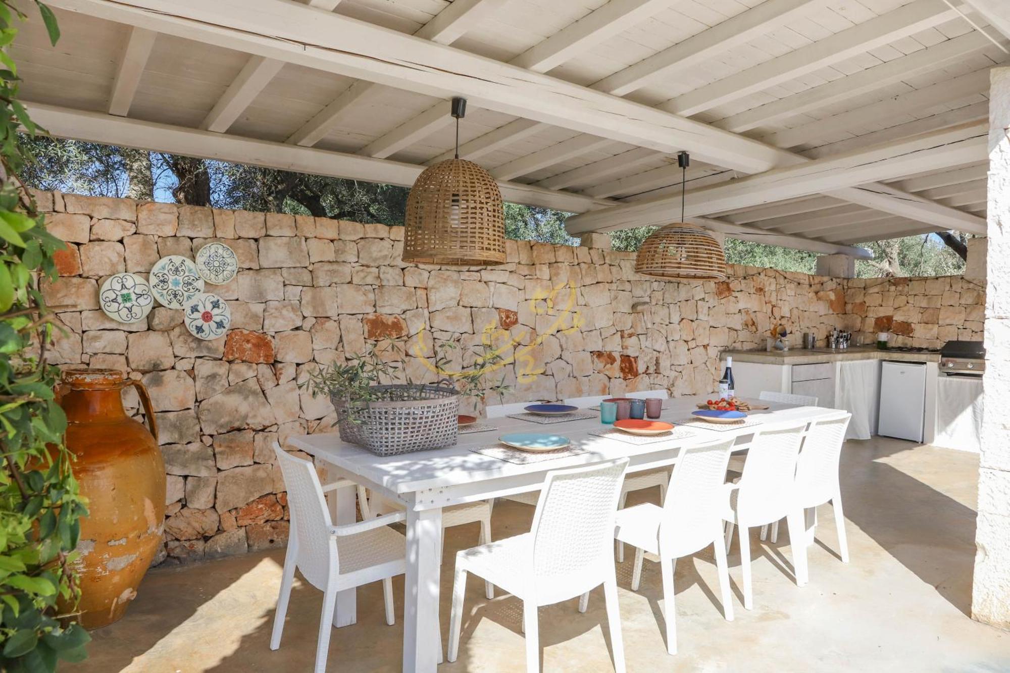 Td Dimora Del Giglio With Organic Garden With Pool Villa Ostuni Exteriör bild